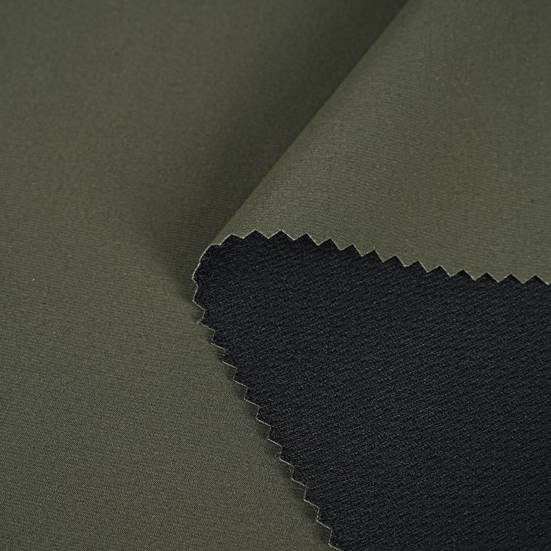 Nylon-spandex dupla láncfonalú twill madárszem szövet 420 Nylon-spandex dupla láncfonalú twill madárszem szövet 420